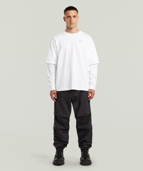 G-STAR（ジースター）の「Snow Track Cargo/スノートラックジョグカーゴパンツ/ジョガーパンツ（カーゴパンツ・メンズ・ダークブラック・32inch/31inch/30inch/29inch/36inch/34inch/33inch/28inch）」の4枚目の写真