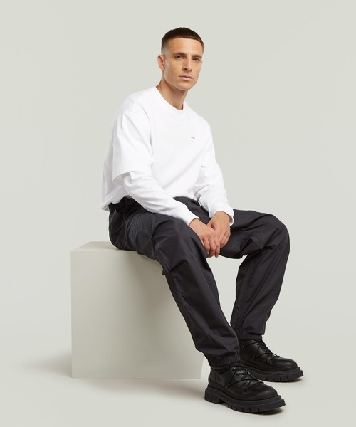 G-STAR（ジースター）の「Snow Track Cargo/スノートラックジョグカーゴパンツ/ジョガーパンツ（カーゴパンツ・メンズ・ダークブラック・32inch/31inch/30inch/29inch/36inch/34inch/33inch/28inch）」の5枚目の写真