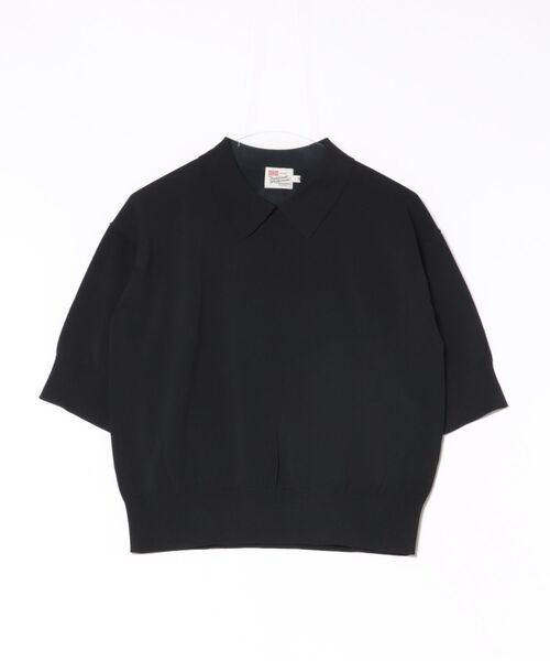 Traditional Weatherwear(トラディショナルウェザーウェア)の「MILLOM(ニット/セーター・レディース・ネイビー/ネイビー×ホワイト/ブラック・S)」の1枚目の写真