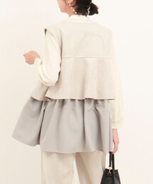 MICO COULIER | 《セレモニー対応》ダブルフェイスフェイクスエードジレ(ブルゾン)