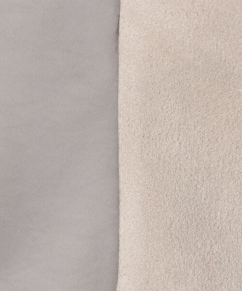 MICO COULIER（ミコクリエ）の「《セレモニー対応》ダブルフェイスフェイクスエードジレ（ブルゾン・レディース・グレイッシュベージュ/チャコールグレー・38）」の7枚目の写真