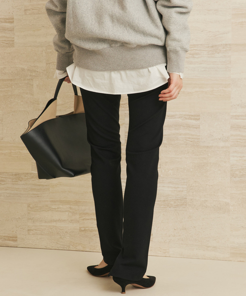 plage(プラージュ)の「裏起毛Zip Skinny パンツ(その他パンツ・レディース・ブラック・36/38)」の2枚目の写真