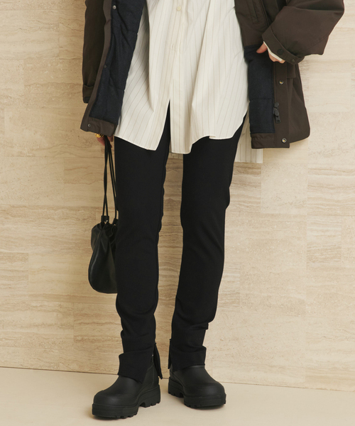 plage(プラージュ)の「裏起毛Zip Skinny パンツ(その他パンツ・レディース・ブラック・36/38)」の6枚目の写真