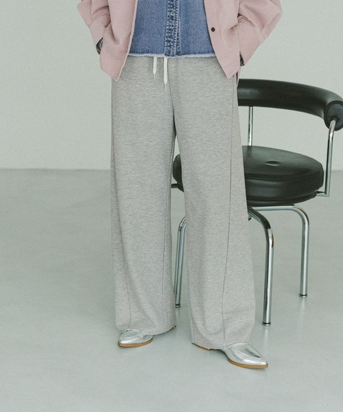GLOBAL WORK（グローバルワーク）の「アソートスウェットパンツ/634564（スウェットパンツ・レディース・ブラック系その他/ブラウン系その他/ホワイト系8/杢グレー・LARGE/MEDIUM）」の3枚目の写真