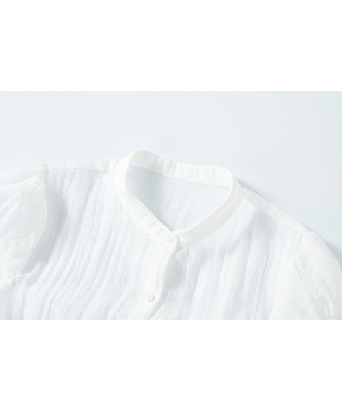 SALAD BAGUNI(サラダバグニ)の「Sheer cap sleeve blouse - white(シャツ/ブラウス・レディース・その他・FREE)」の3枚目の写真