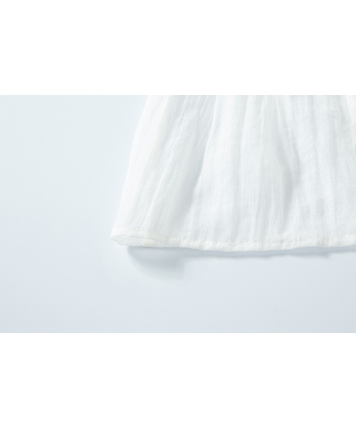 SALAD BAGUNI(サラダバグニ)の「Sheer cap sleeve blouse - white(シャツ/ブラウス・レディース・その他・FREE)」の5枚目の写真