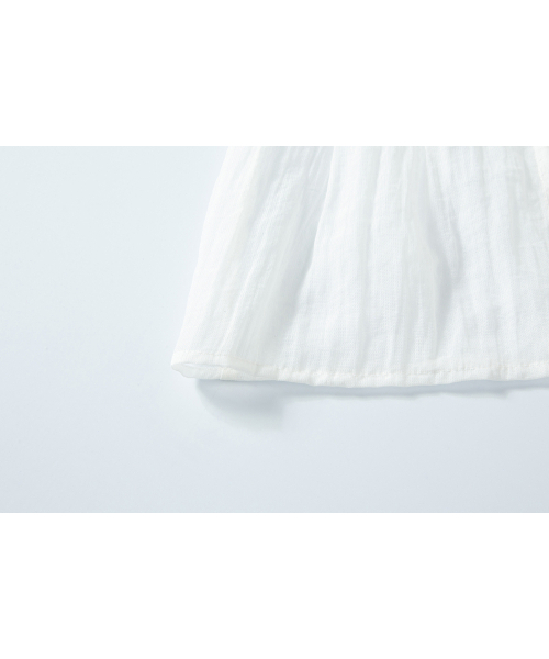 SALAD BAGUNI(サラダバグニ)の「Sheer cap sleeve blouse - white(シャツ/ブラウス・レディース・その他・FREE)」の6枚目の写真