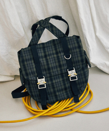 NILLRING（ニルリン）の「5PM30 Backpack Check _ Khaki（バックパック/リュック）」