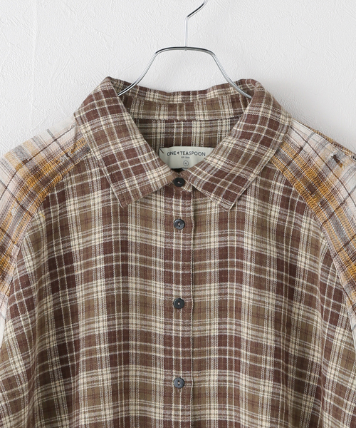 JOURNAL STANDARD(ジャーナルスタンダード)の「【ONE TEASPOON/ワンティースプーン】 RODEO RUST PATCJWORK SH(シャツ/ブラウス・レディース・ブラウン・X-LARGE)」の3枚目の写真
