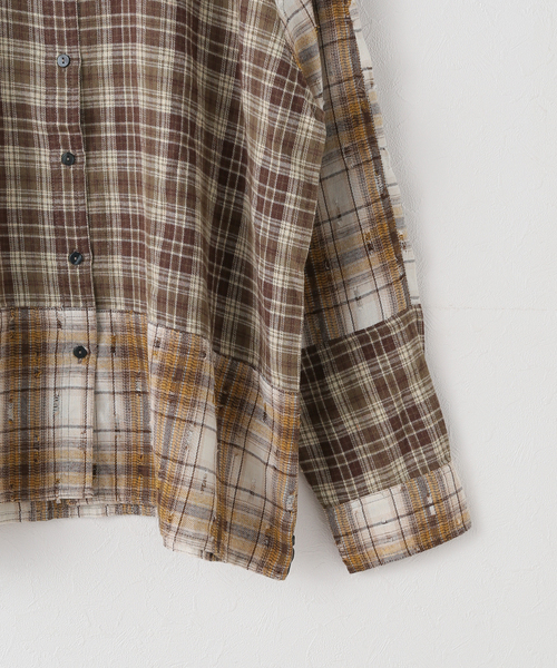 JOURNAL STANDARD(ジャーナルスタンダード)の「【ONE TEASPOON/ワンティースプーン】 RODEO RUST PATCJWORK SH(シャツ/ブラウス・レディース・ブラウン・X-LARGE)」の5枚目の写真