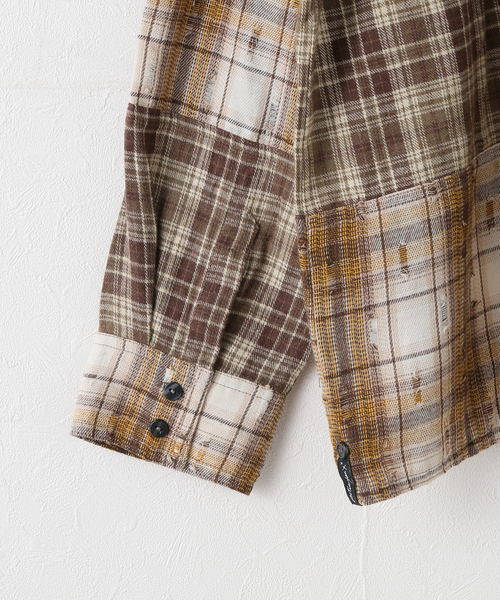 JOURNAL STANDARD(ジャーナルスタンダード)の「【ONE TEASPOON/ワンティースプーン】 RODEO RUST PATCJWORK SH(シャツ/ブラウス・レディース・ブラウン・X-LARGE)」の6枚目の写真