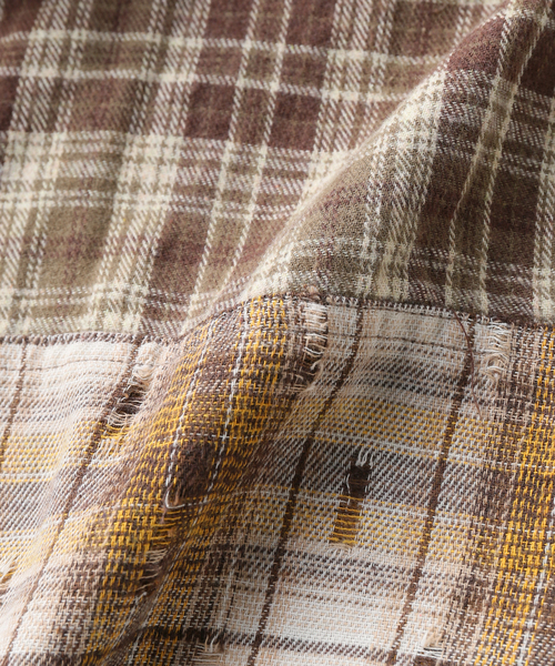JOURNAL STANDARD(ジャーナルスタンダード)の「【ONE TEASPOON/ワンティースプーン】 RODEO RUST PATCJWORK SH(シャツ/ブラウス・レディース・ブラウン・X-LARGE)」の10枚目の写真
