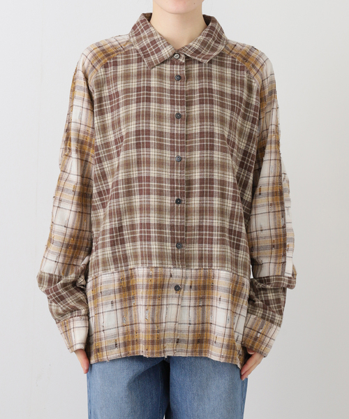 JOURNAL STANDARD(ジャーナルスタンダード)の「【ONE TEASPOON/ワンティースプーン】 RODEO RUST PATCJWORK SH(シャツ/ブラウス・レディース・ブラウン・X-LARGE)」の11枚目の写真