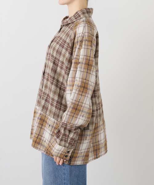 JOURNAL STANDARD(ジャーナルスタンダード)の「【ONE TEASPOON/ワンティースプーン】 RODEO RUST PATCJWORK SH(シャツ/ブラウス・レディース・ブラウン・X-LARGE)」の12枚目の写真
