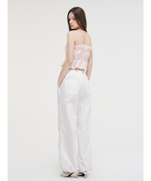 ETMON（エトモン）の「Shirring Stopper Sleeveless Blouse Pink（スカート・レディース・その他・FREE）」の4枚目の写真