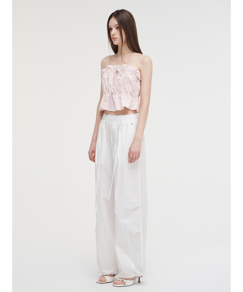 ETMON（エトモン）の「Shirring Stopper Sleeveless Blouse Pink（スカート・レディース・その他・FREE）」の5枚目の写真