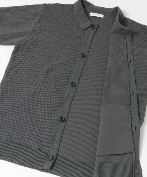 URBAN RESEARCH（アーバンリサーチ）の「モールリュクスポロカーディガン（カーディガン/ボレロ・メンズ・アイボリー/チャコールグレー/ブラック・MEDIUM/LARGE）」の10枚目の写真