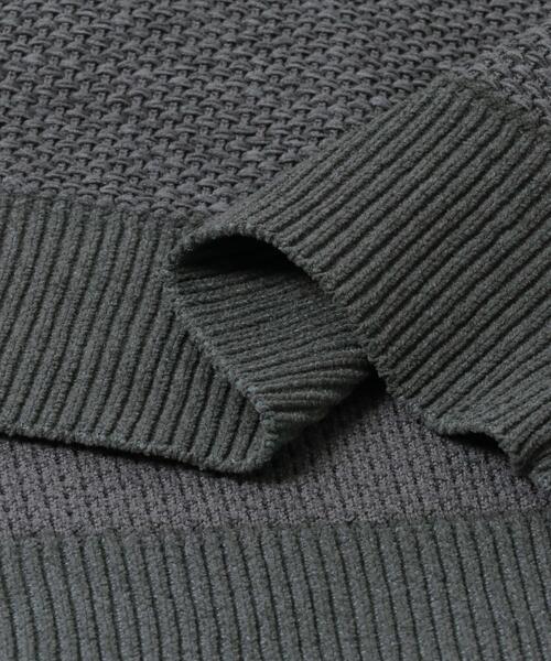 URBAN RESEARCH（アーバンリサーチ）の「モールリュクスポロカーディガン（カーディガン/ボレロ・メンズ・アイボリー/チャコールグレー/ブラック・MEDIUM/LARGE）」の13枚目の写真