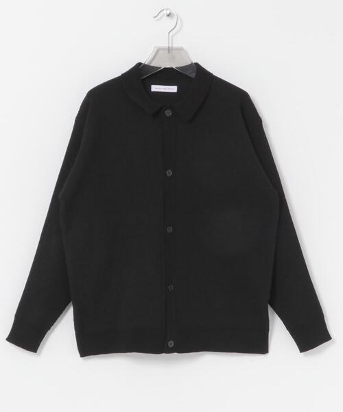 URBAN RESEARCH（アーバンリサーチ）の「モールリュクスポロカーディガン（カーディガン/ボレロ・メンズ・アイボリー/チャコールグレー/ブラック・MEDIUM/LARGE）」の15枚目の写真