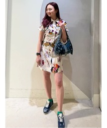 Desigual | コラージュミニワンピース(ワンピース)