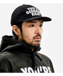 EXTRAORDINARY（エクストラオーディナリー）の「GODDAMN CAMP CAP BLACK（キャップ）」