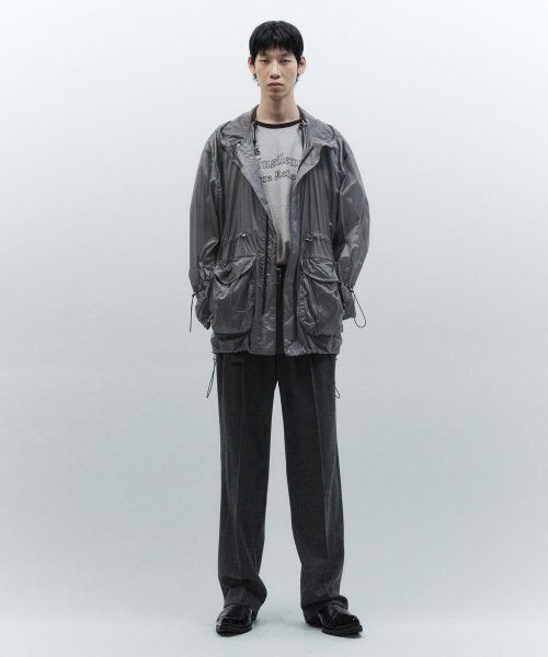 INSILENCE(インサイロンス)の「リップストップトラベルフーディジャンパー GREY(ナイロンジャケット・レディース・その他・L/M)」の5枚目の写真