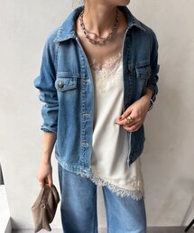 DouDou | ショート丈アシメレースキャミ(シャツ/ブラウス)