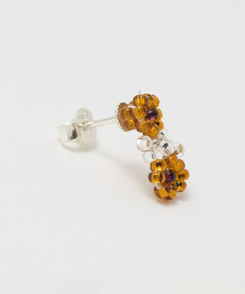 Steven Alan（スティーブンアラン）の「＜Pura Utz＞BROWN FLOWER STICK/シングルピアス（ピアス（片耳用）・レディース・ブラウン系・FREE）」の3枚目の写真