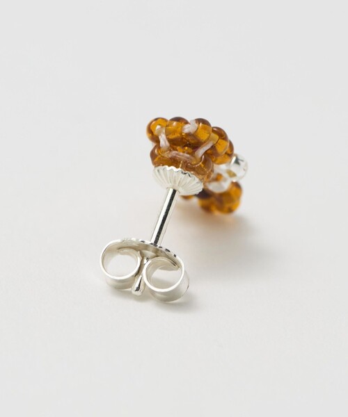 Steven Alan（スティーブンアラン）の「＜Pura Utz＞BROWN FLOWER STICK/シングルピアス（ピアス（片耳用）・レディース・ブラウン系・FREE）」の4枚目の写真