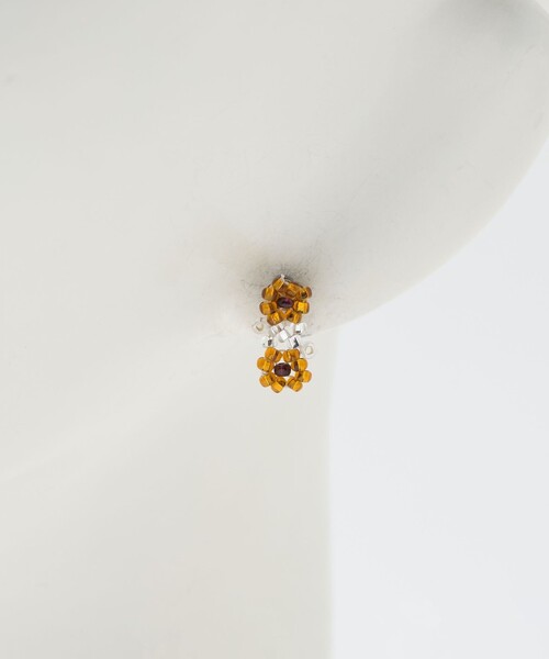 Steven Alan（スティーブンアラン）の「＜Pura Utz＞BROWN FLOWER STICK/シングルピアス（ピアス（片耳用）・レディース・ブラウン系・FREE）」の8枚目の写真