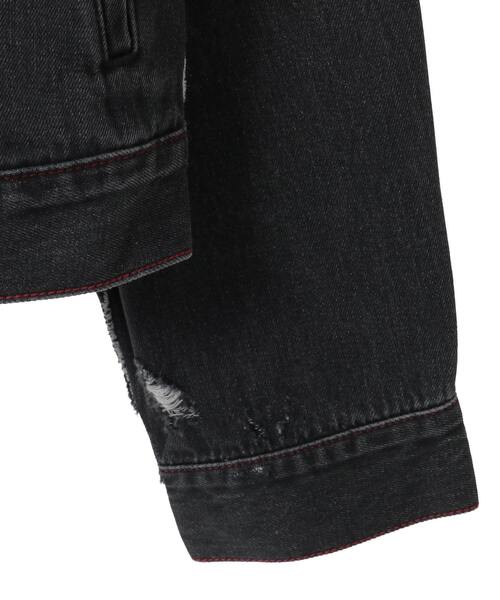 CONVERSE TOKYO(コンバーストウキョウ)の「DENIM SWITCHING JACKET(デニムジャケット・レディース・ブラック/インディゴブルー・MEDIUM/SMALL)」の13枚目の写真