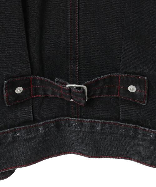 CONVERSE TOKYO(コンバーストウキョウ)の「DENIM SWITCHING JACKET(デニムジャケット・レディース・ブラック/インディゴブルー・MEDIUM/SMALL)」の17枚目の写真