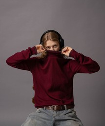 CIVVY.(�V���B�\)��Contrast Stitch Turtleneck - �R���g���X�g�X�e�b�` �^�[�g���l�b�N -(T�V���c/�J�b�g�\�[)