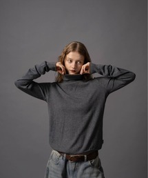 CIVVY.(�V���B�\)��Contrast Stitch Turtleneck - �R���g���X�g�X�e�b�` �^�[�g���l�b�N -(T�V���c/�J�b�g�\�[)