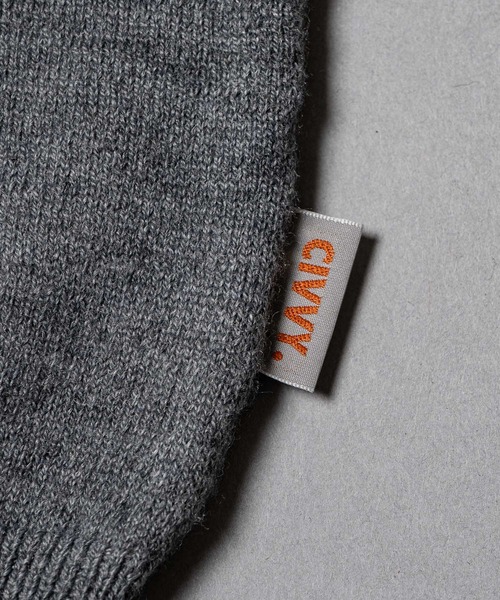 CIVVY.(シヴィ―)の「Contrast Stitch Turtleneck - コントラストステッチ タートルネック -(Tシャツ/カットソー・メンズ・グレー/バーガンディー・LARGE/MEDIUM)」の11枚目の写真
