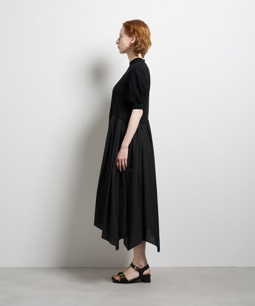 LANVIN en Bleu（ランバンオンブルー）の「ニットドッキングワンピース（ワンピース・レディース・ブラウン/ネイビー/オフホワイト/ブラック・38/36）」の11枚目の写真