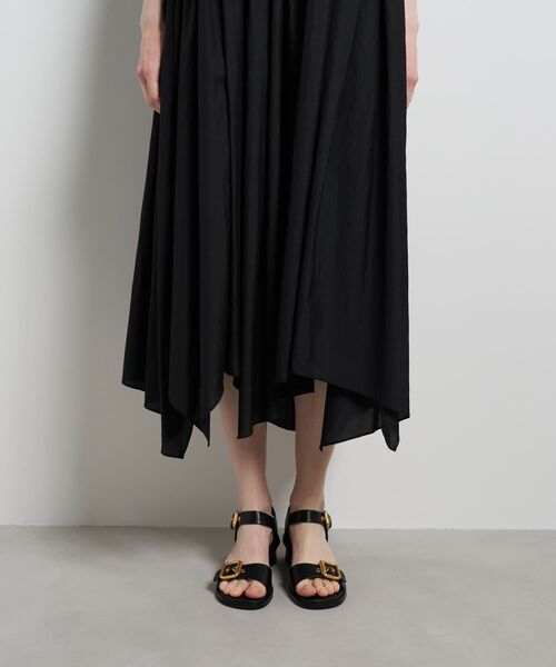 LANVIN en Bleu（ランバンオンブルー）の「ニットドッキングワンピース（ワンピース・レディース・ブラウン/ネイビー/オフホワイト/ブラック・38/36）」の19枚目の写真