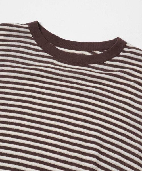 KBF（ケイビーエフ）の「シアーボーダールーズニット（ニット/セーター・レディース・グレー系その他/ブラウン系その他/ホワイト系その他/レッド系その他・ONE）」の22枚目の写真