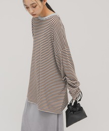 KBF | シアーボーダールーズニット(ニット/セーター)