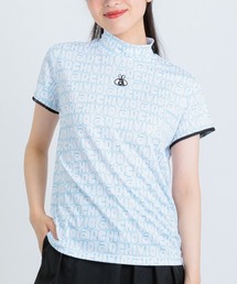 ＜LADIES>UV速乾総ロゴプルオーバー