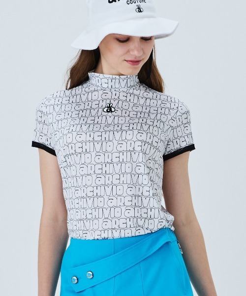 archivio（アルチビオ）の「＜LADIES>UV速乾総ロゴプルオーバー（Tシャツ/カットソー・レディース・ホワイト/レッド/ブルー・L/M/S）」の18枚目の写真