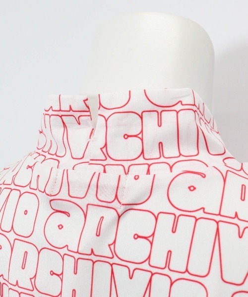 archivio（アルチビオ）の「＜LADIES>UV速乾総ロゴプルオーバー（Tシャツ/カットソー・レディース・ホワイト/レッド/ブルー・L/M/S）」の6枚目の写真