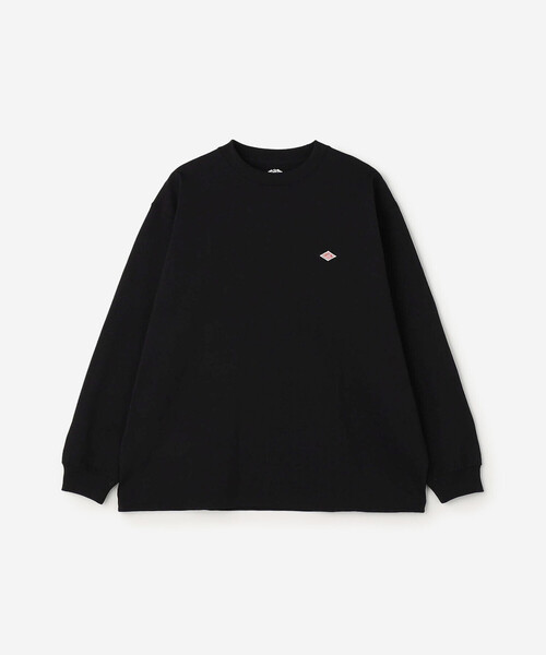 DANTON（ダントン）の「DANTON | クルーネック 長袖Tシャツ MEN（Tシャツ/カットソー・メンズ・グレイッシュベージュ/ホワイト/ブラック・M/S/L/XL）」の3枚目の写真