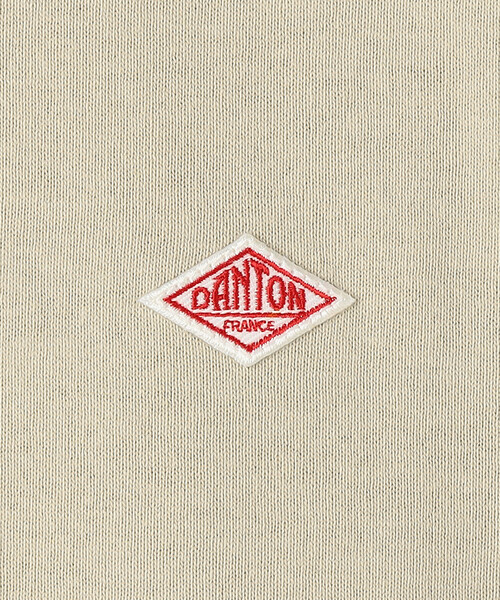 DANTON（ダントン）の「DANTON | クルーネック 長袖Tシャツ MEN（Tシャツ/カットソー・メンズ・グレイッシュベージュ/ホワイト/ブラック・M/S/L/XL）」の9枚目の写真