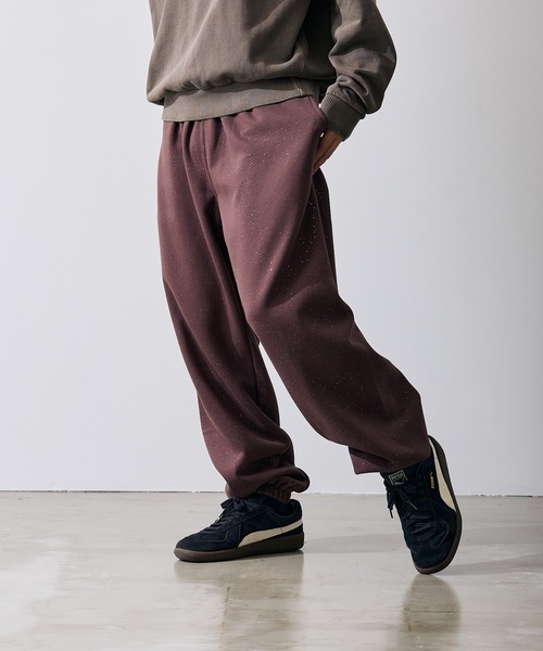 improves（インプローブス）の「ラメ 裏起毛 スウェットパンツ（スウェットパンツ・メンズ・ネイビー/ブラウン/ブラック・LARGE/MEDIUM）」の21枚目の写真