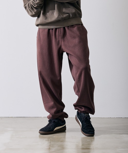 improves（インプローブス）の「ラメ 裏起毛 スウェットパンツ（スウェットパンツ・メンズ・ネイビー/ブラウン/ブラック・LARGE/MEDIUM）」の4枚目の写真
