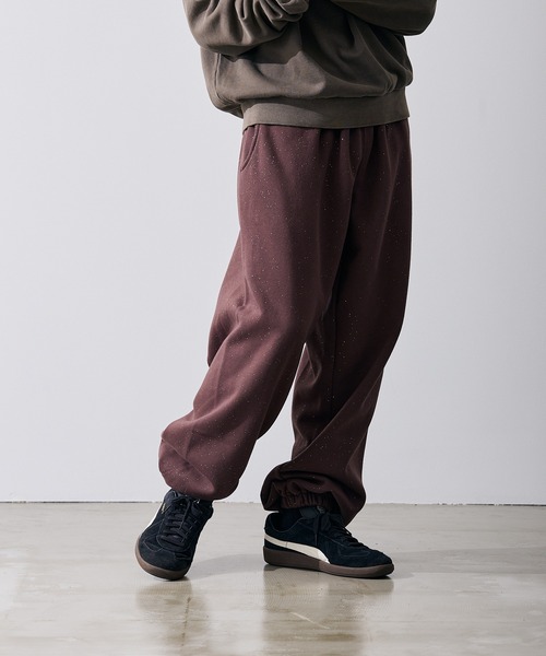 improves（インプローブス）の「ラメ 裏起毛 スウェットパンツ（スウェットパンツ・メンズ・ネイビー/ブラウン/ブラック・LARGE/MEDIUM）」の5枚目の写真