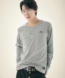MSG | ルーズネックワンポイントリブロンT 長袖(Tシャツ/カットソー)