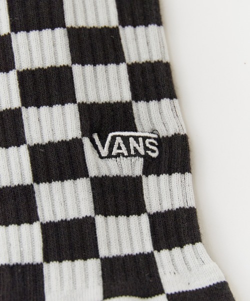 VANS(バンズ)の「VANS/ヴァンズ チェッカーボード リブ編み クルーソックス(ソックス/靴下・メンズ・ブラック・ONE SIZE)」の8枚目の写真