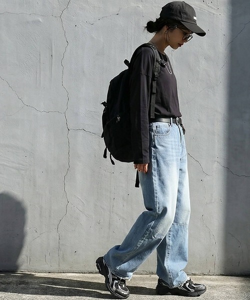 antiqua（アンティカ）の「綿100 Uネック シアーロンT（Tシャツ/カットソー・レディース・ブラック/チャコールグレー/ブルー/ホワイト/ライム/ピンク・P/R）」の13枚目の写真